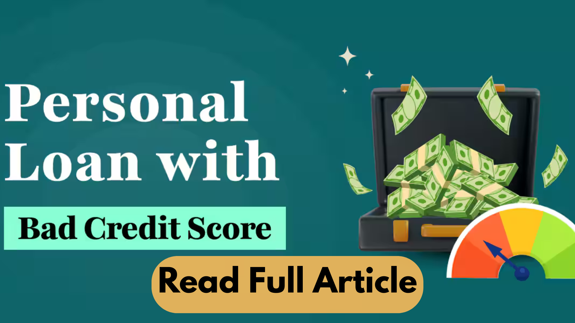 Personal Loan for Bad Credit – Fast Approval & Easy Application